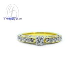 แหวนทอง แหวนเพชร แหวนคู่ แหวนแต่งงาน แหวนหมั้น - R1294DG-18K